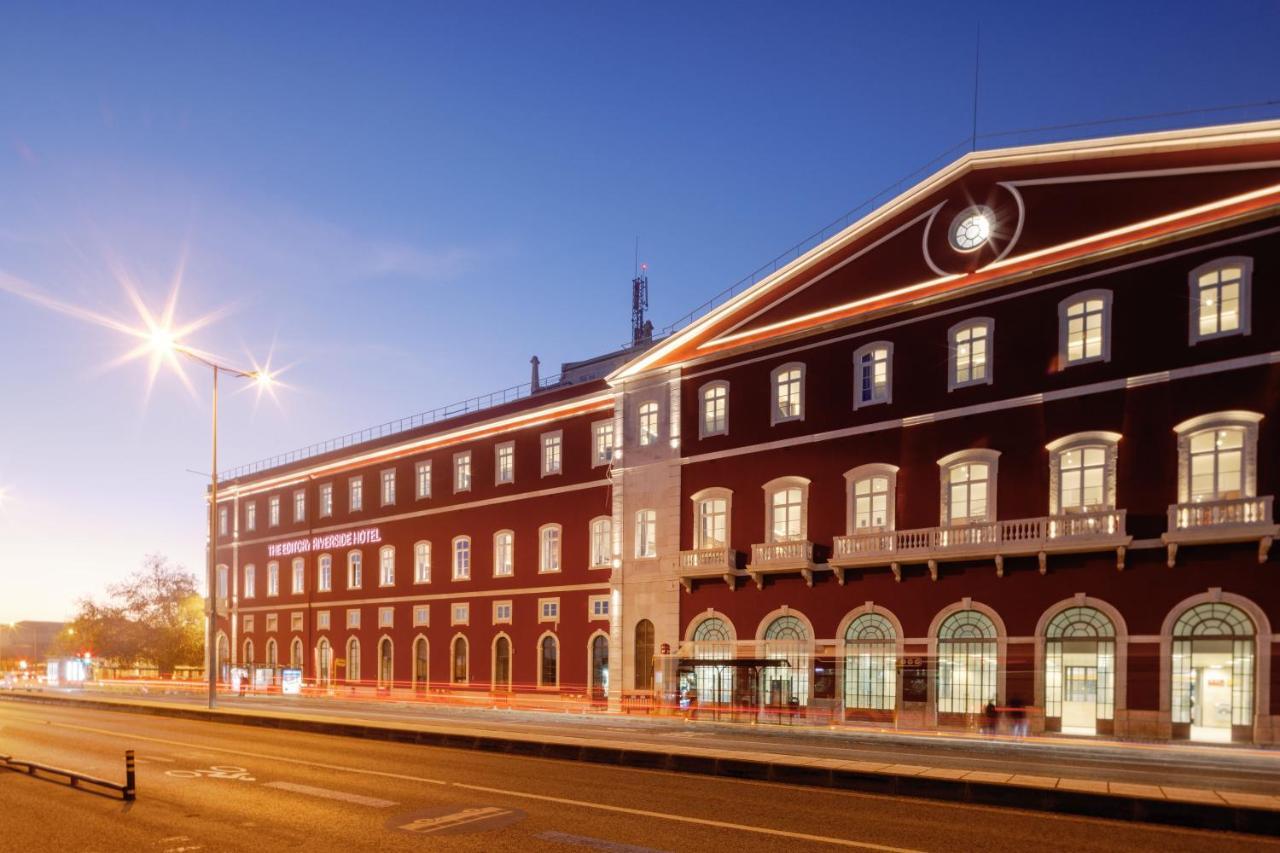 The Editory Riverside Santa Apolónia Hotel Lisboa Exterior foto The hotel at night