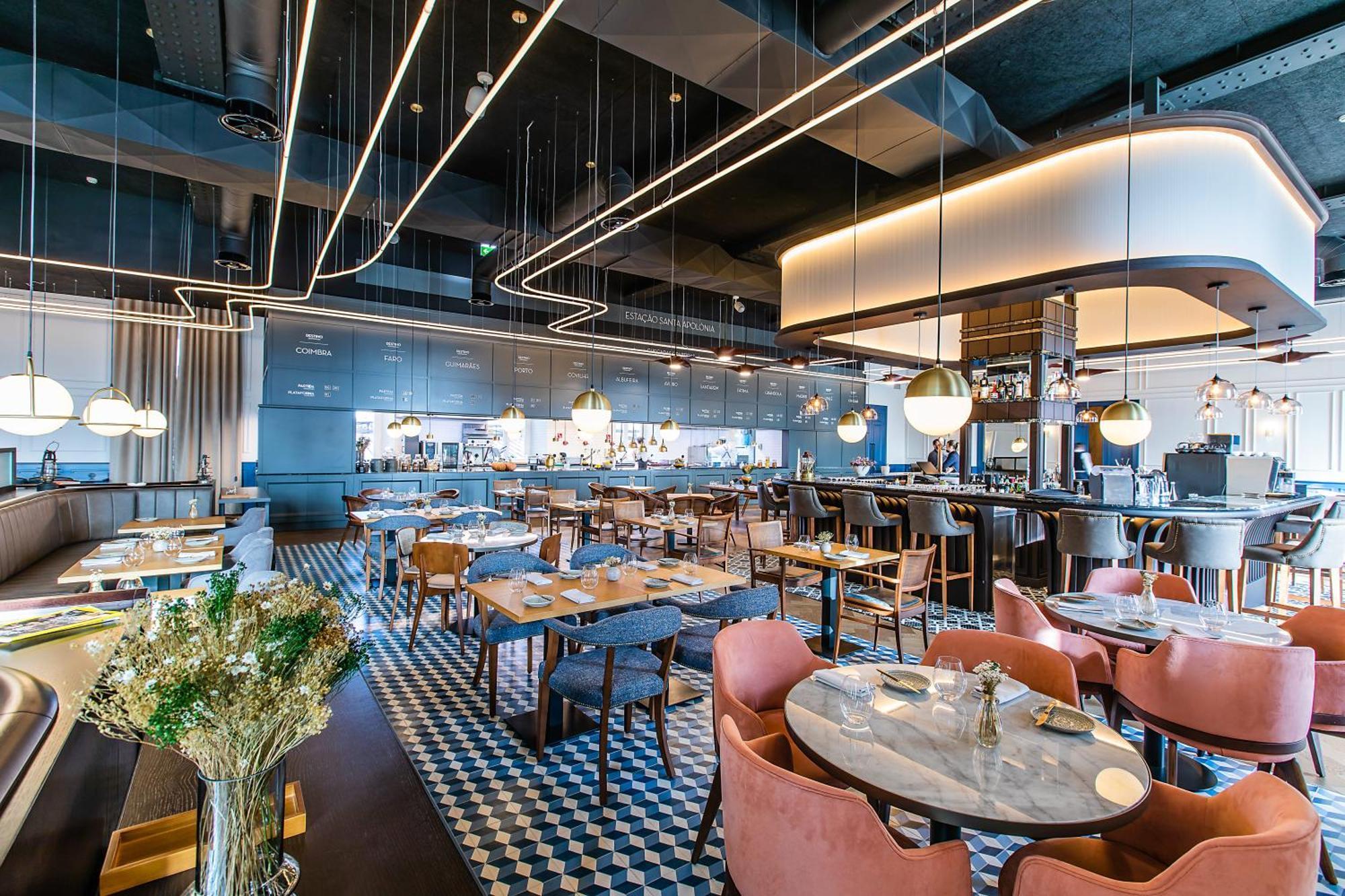 The Editory Riverside Santa Apolónia Hotel Lisboa Exterior foto Restaurant interior
